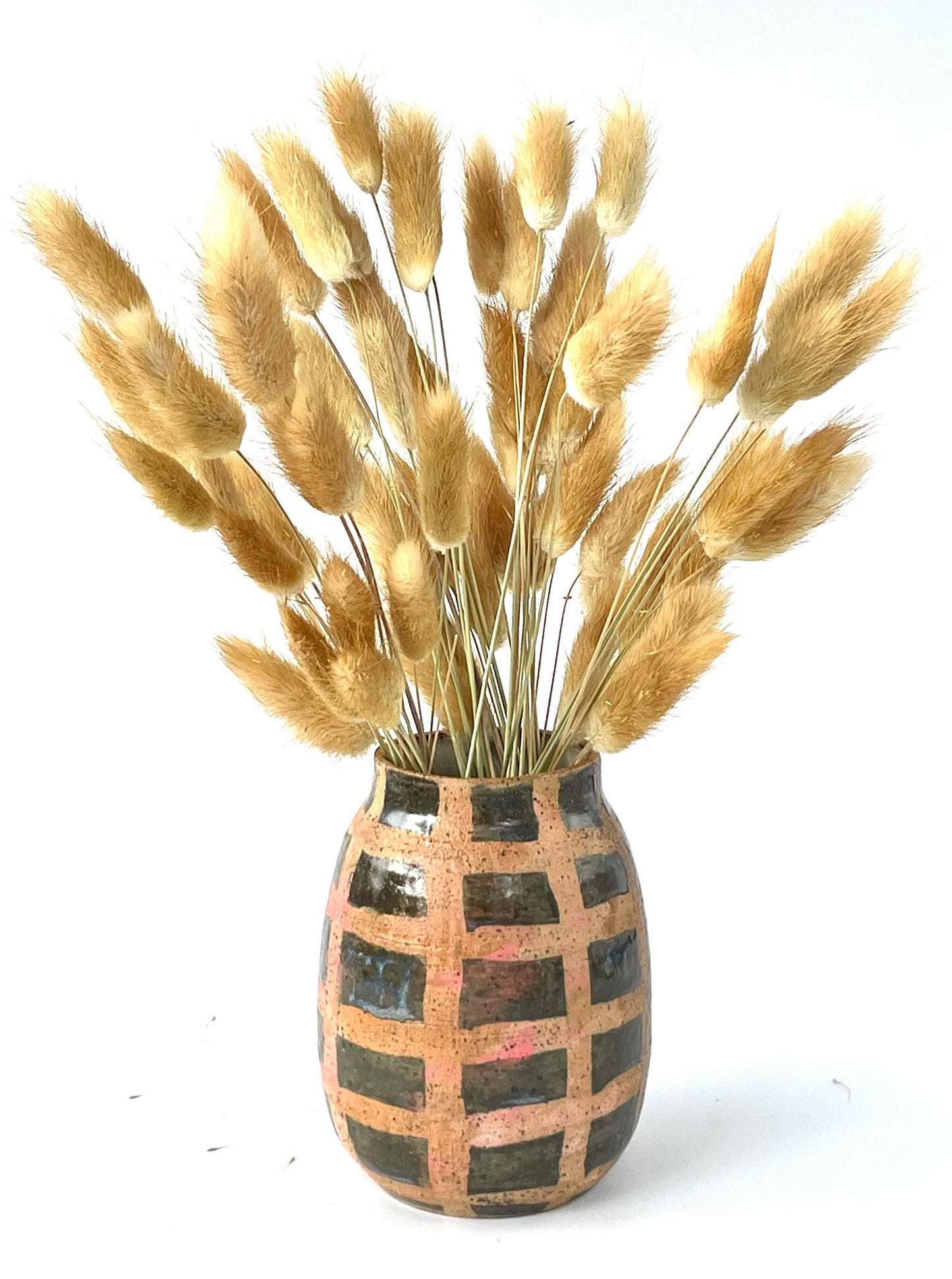 Rustic Grid Vase