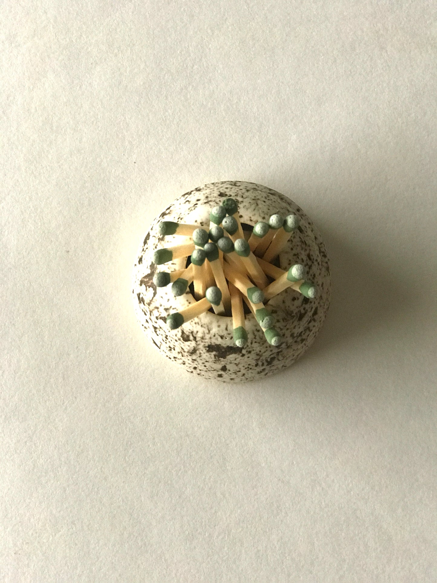 speckled match holder - Hey Moon Ceramics