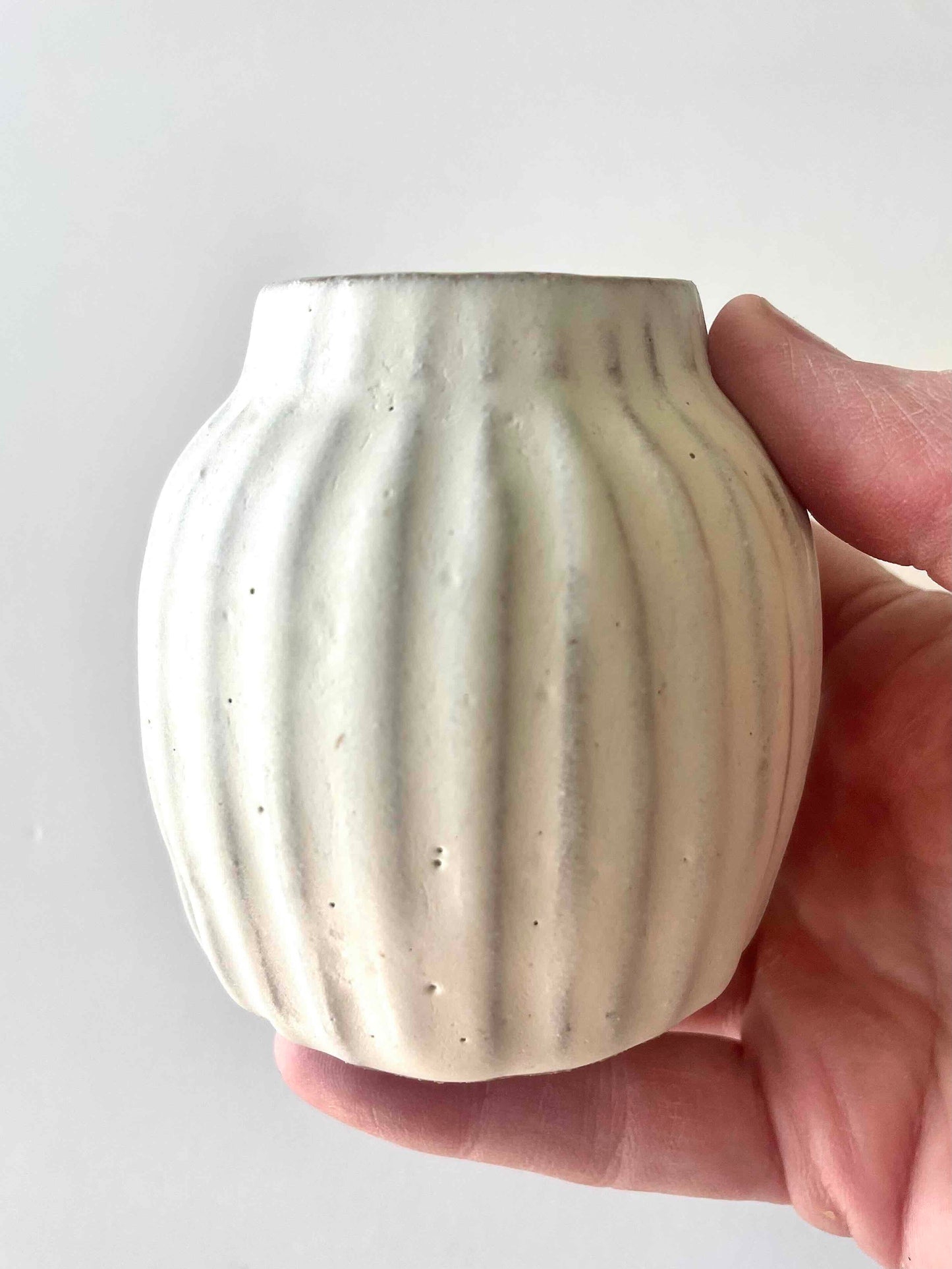 Etched Alabaster Bud Vase SALE