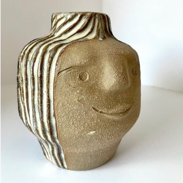 Janiform Vase - Hey Moon Ceramics