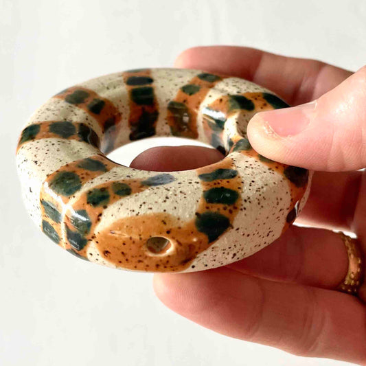 Snake Charmer Pipe - Hey Moon Ceramics