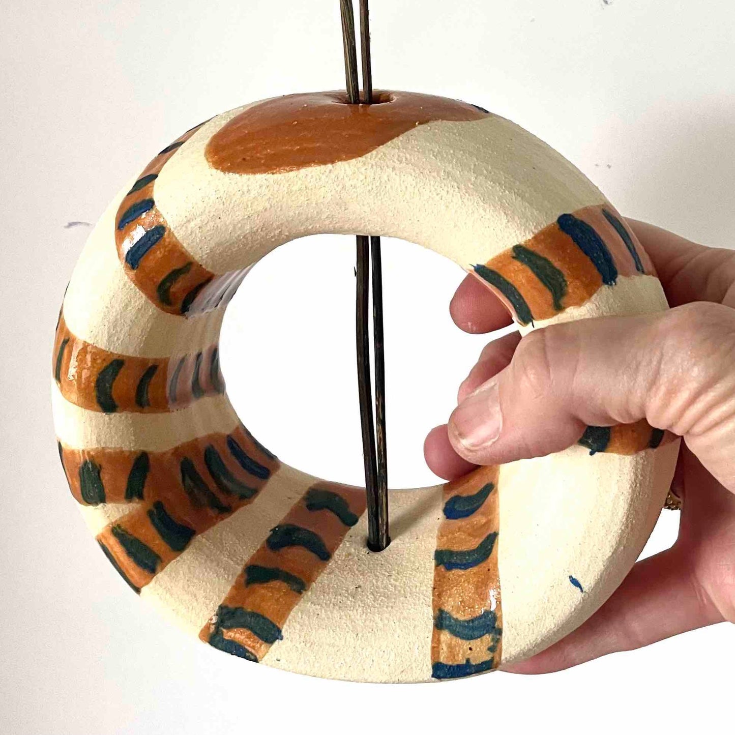 Snake Round Vase - Hey Moon Ceramics