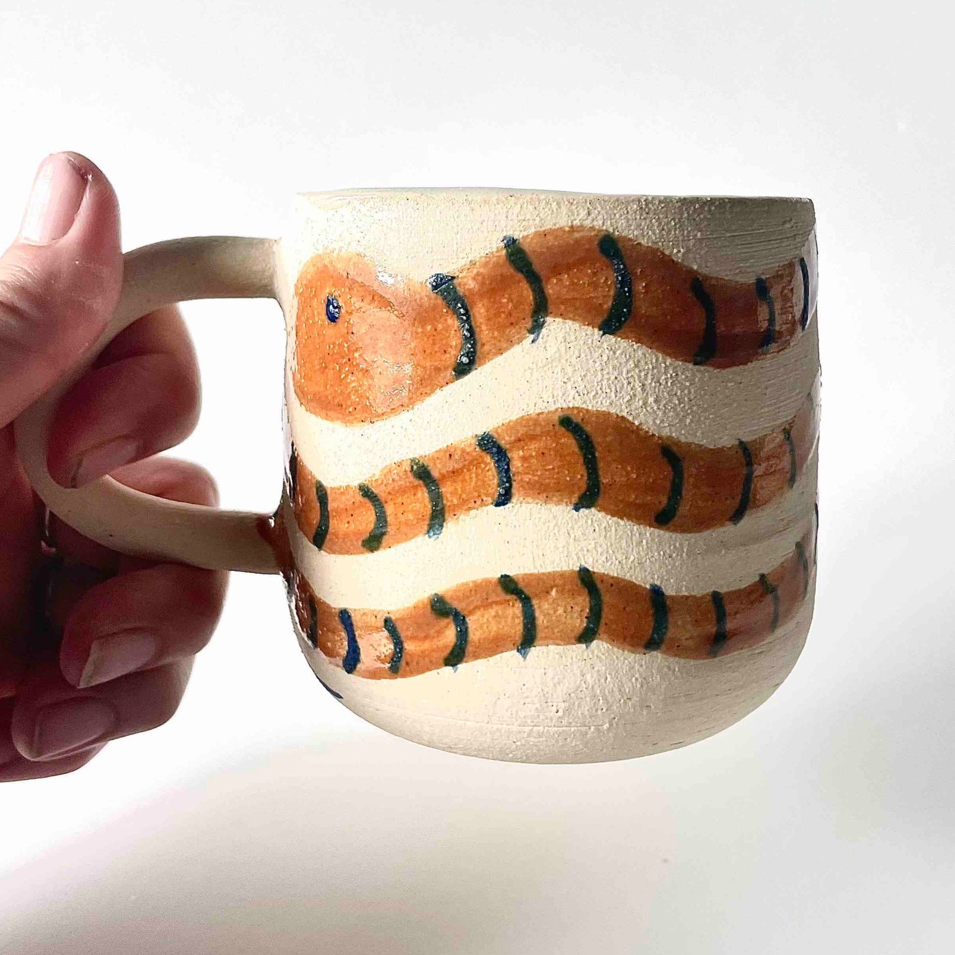 Snake Charmer Mug - Hey Moon Ceramics