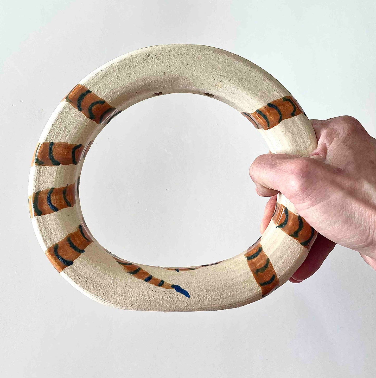 Snake Charmer Round Vase - Hey Moon Ceramics