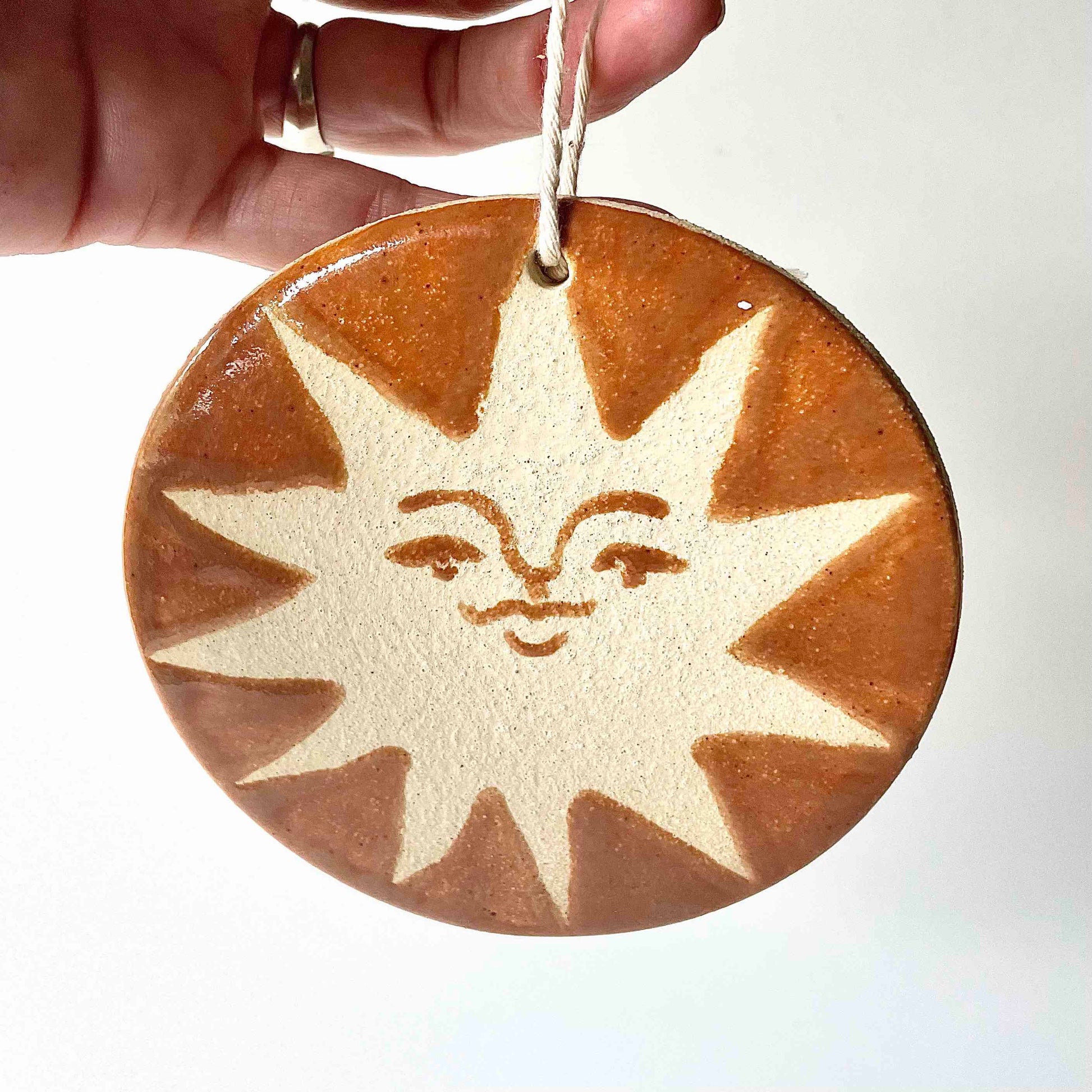 Sun Wall Pendant - Hey Moon Ceramics