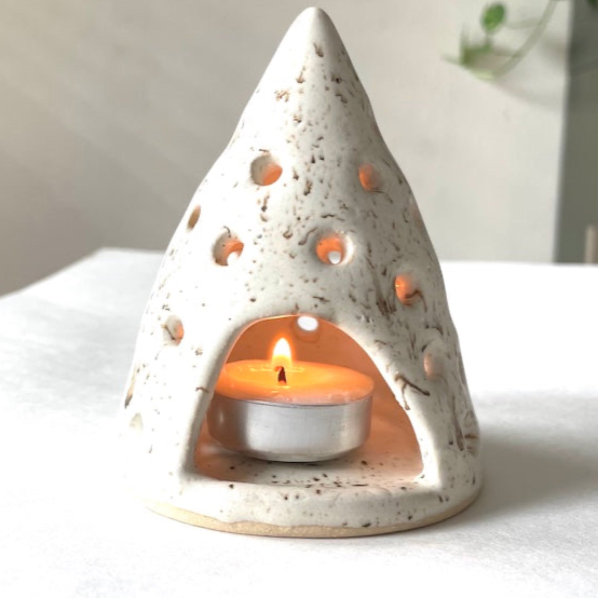 Hey Moon Incense/Tea Light Hut - Hey Moon Ceramics