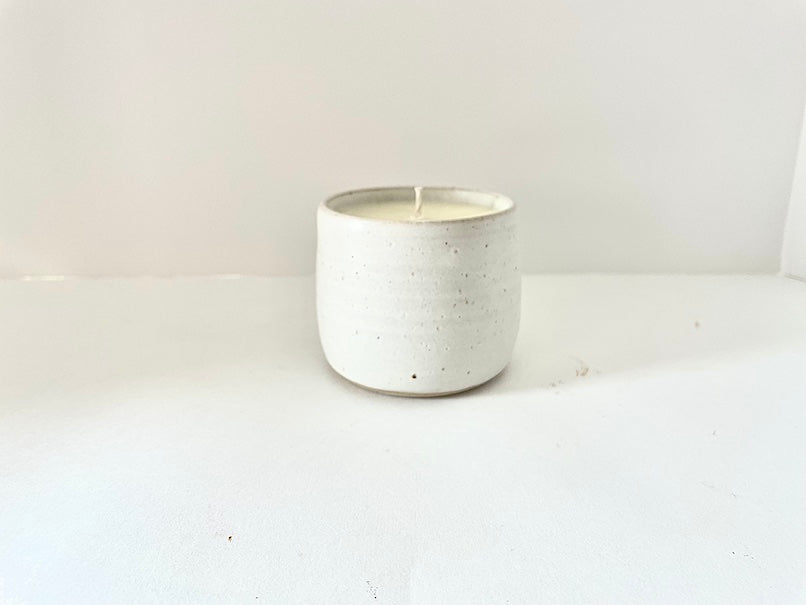 Ceramic Candle in Pinon - Hey Moon Ceramics