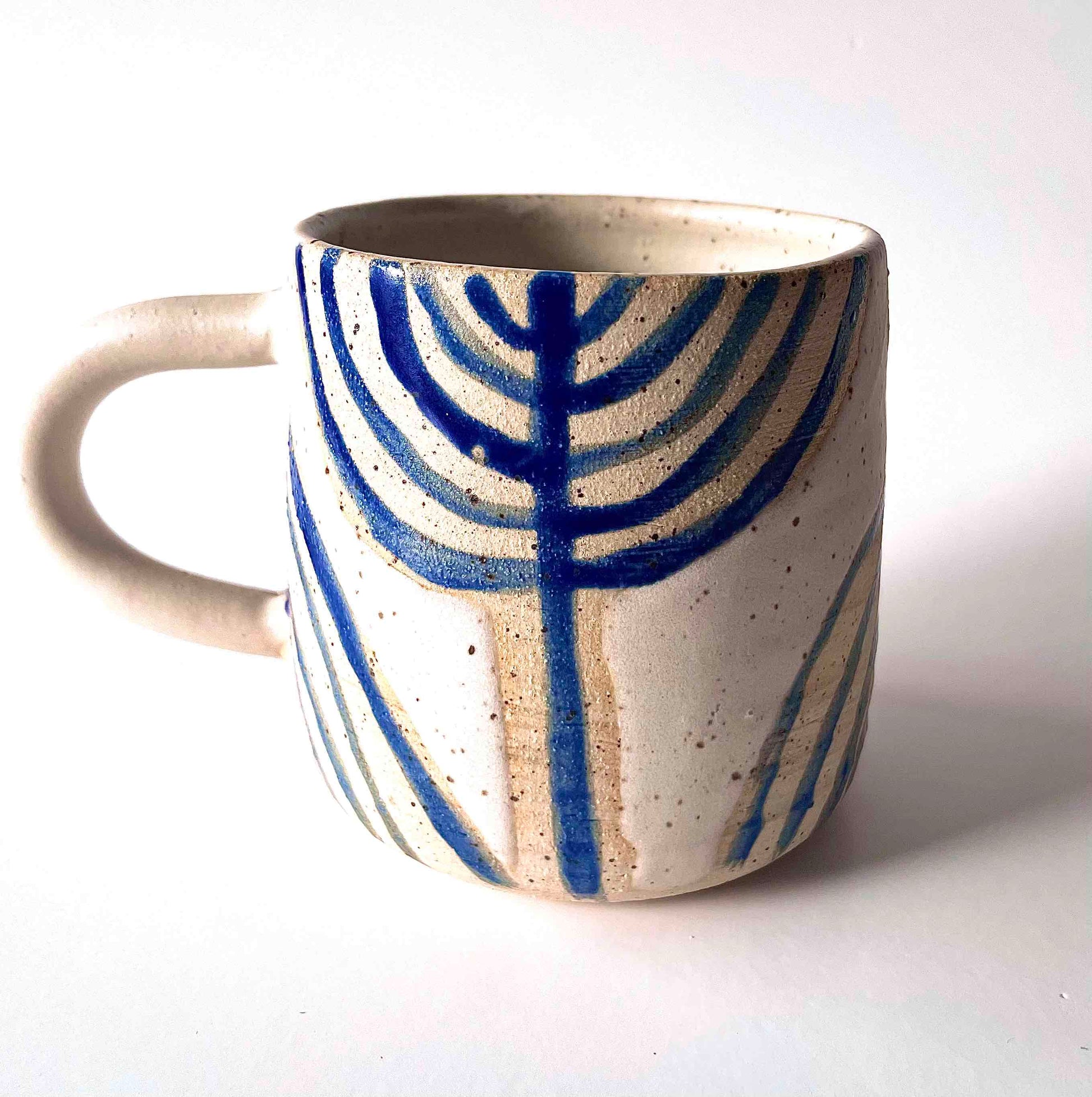 Willow Mug in Cobalt Blue - Hey Moon Ceramics
